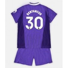 Tottenham Hotspur Rodrigo Bentancur #30 Tredjeställ Barn 2026-27 Korta ärmar (+ Korta byxor)